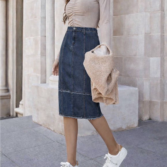 Be Girl Dresses & Skirts - Be Girl Denim Blue Women's Skirt